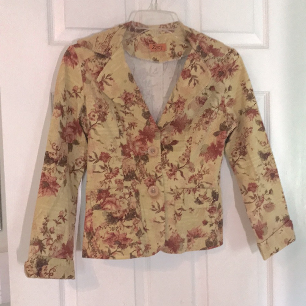 Flowered jacket